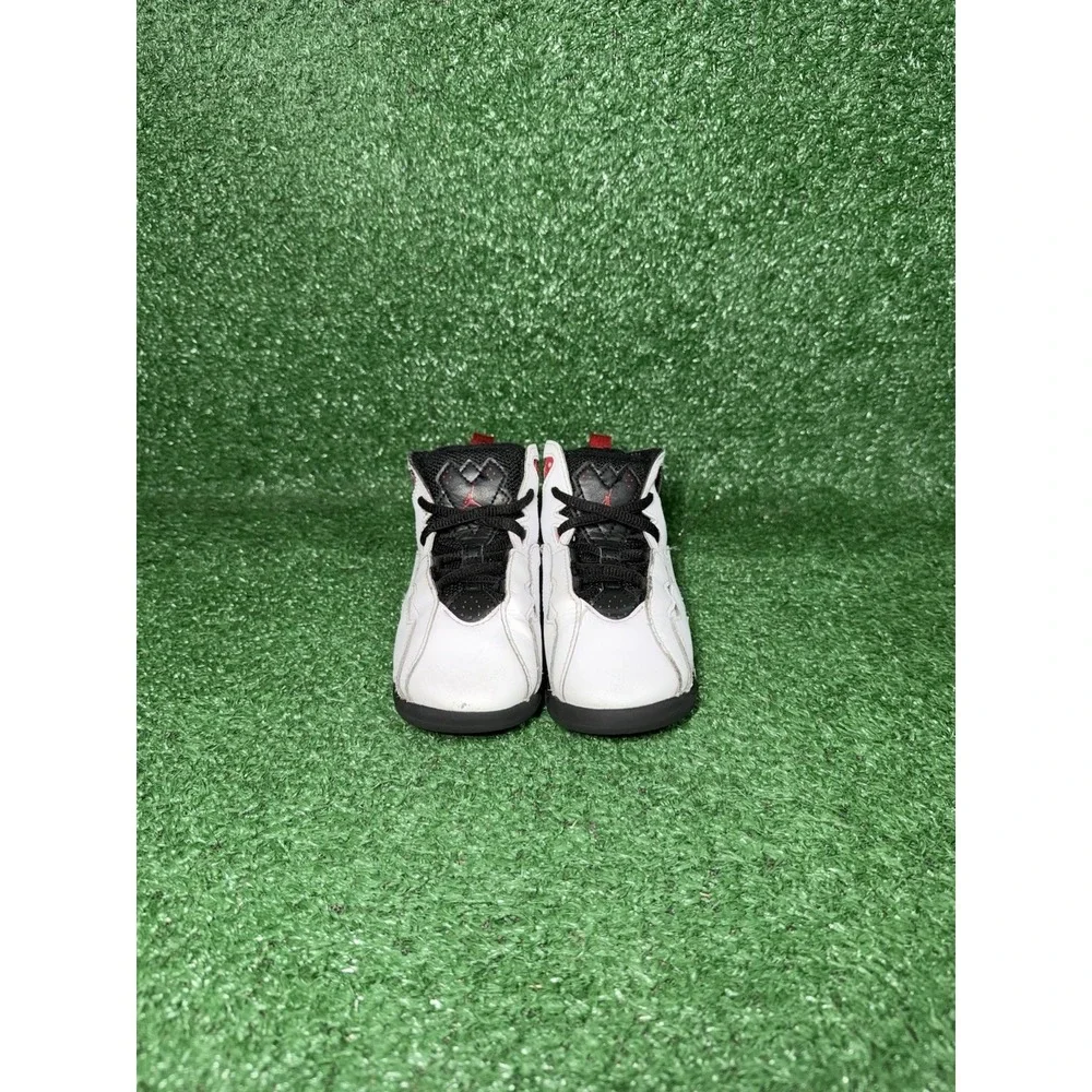Nike Air Jordan True Flight Toddler Size 10C White Black Walking Shoe 343797-160